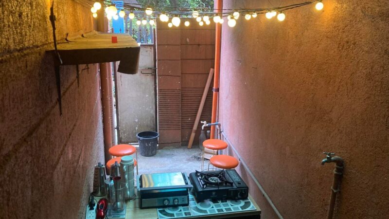 backyard coffee shop